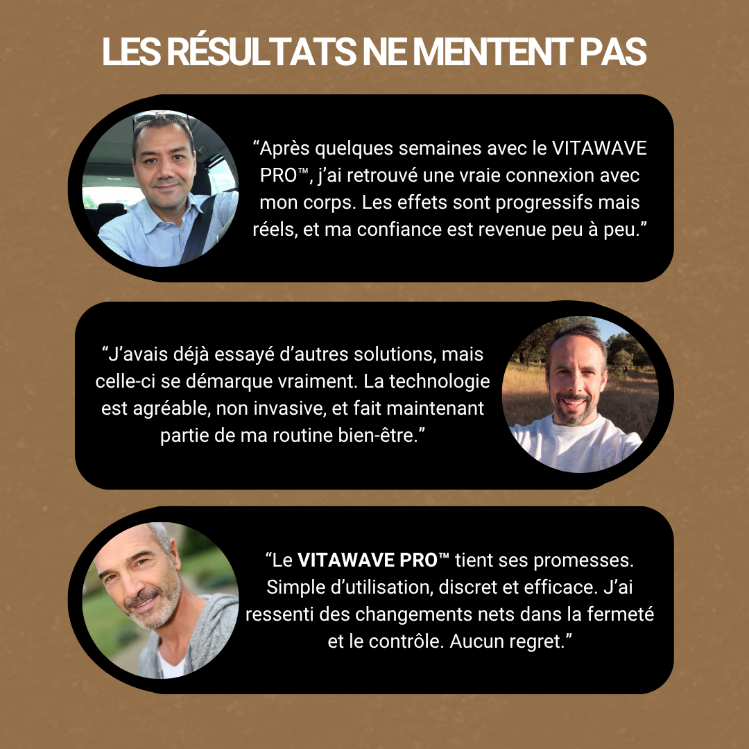 VITAWAVE PRO™ – Augmentez votre puissance masculine